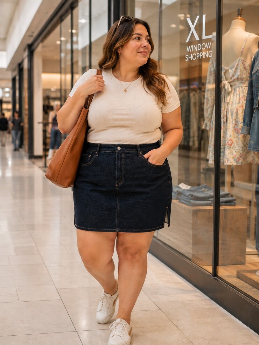 Abercrombie & Fitch  Denim Jean Mini Skirt - Classic Mid Rise